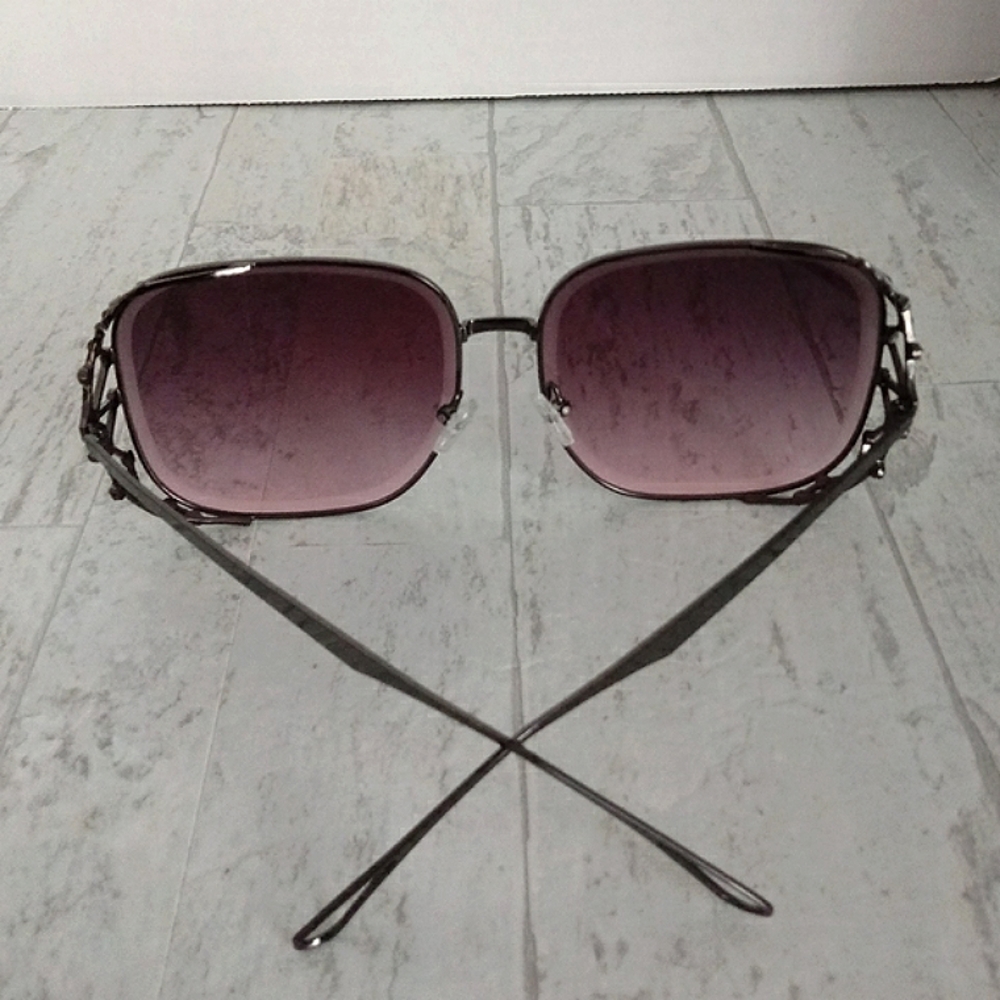 New Women's Polarized Luxury Square Oversized Sunglasses - Picture 5 of 8